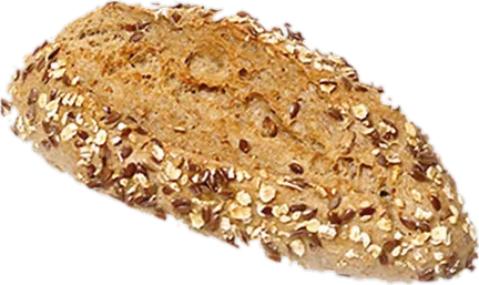 Pão de cereais coberto de sementes